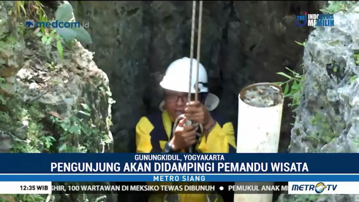 Menyusuri Perut Bumi di Gunungkidul