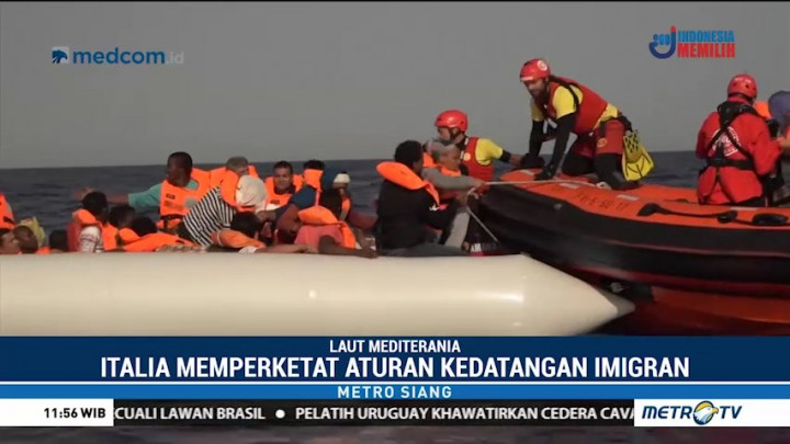 60 Imigran Terdampar di Mediterania Diselamatkan Petugas Spanyol