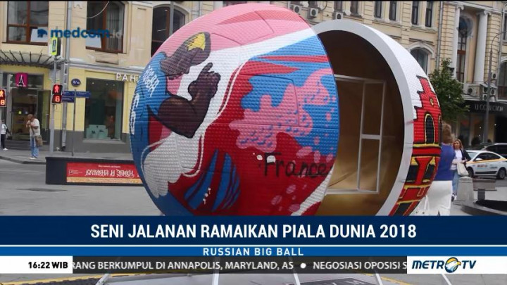 Seni Jalanan Ramaikan Piala Dunia 2018
