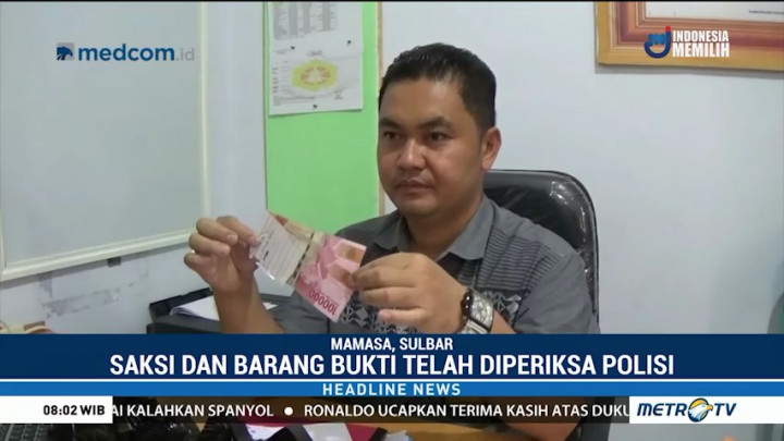 Kasus Politik Uang di Mamasa Diserahkan ke Polisi