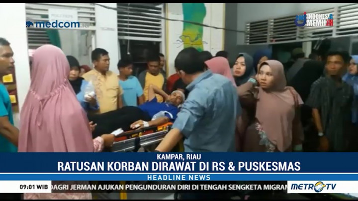 Ratusan Warga Koto Perambahan Keracunan Makanan Pesta