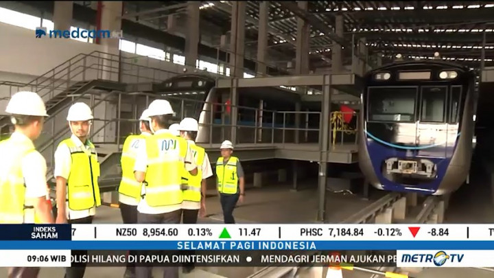 MRT Lebak Bulus-Bundaran HI Sudah Rampung 94%