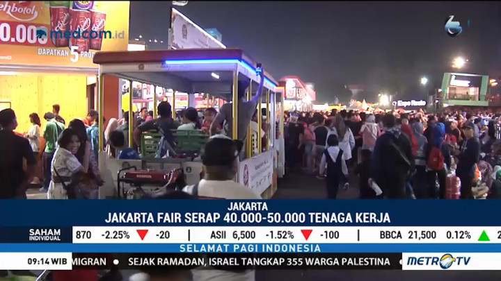 Pengunjung Jakarta Fair 2018 Capai 6,7 Juta Orang