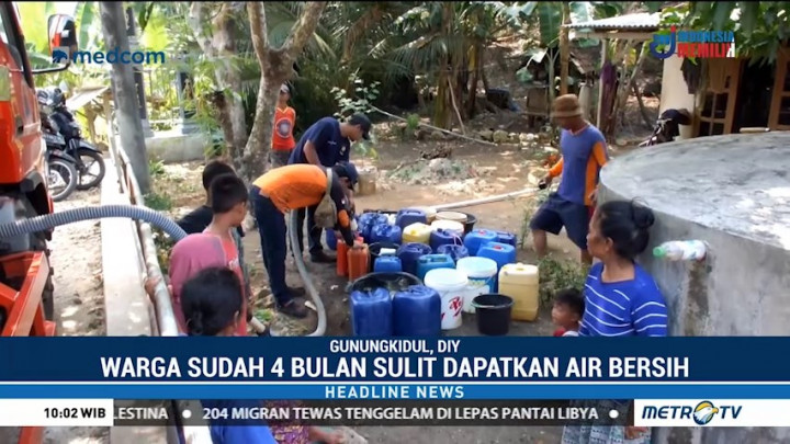 Kekeringan Landa Sebelas Kecamatan di Gunungkidul