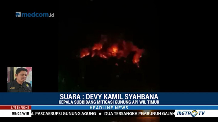 Potensi Erupsi Gunung Agung Relatif Tinggi