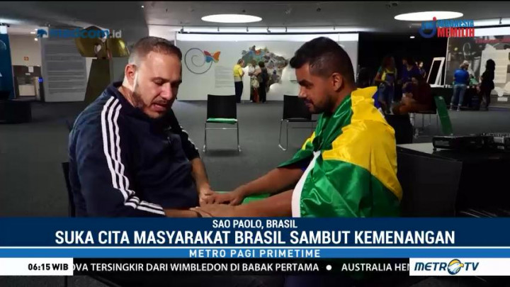 Penyandang Difabel Larut dalam Suka Cita Piala Dunia