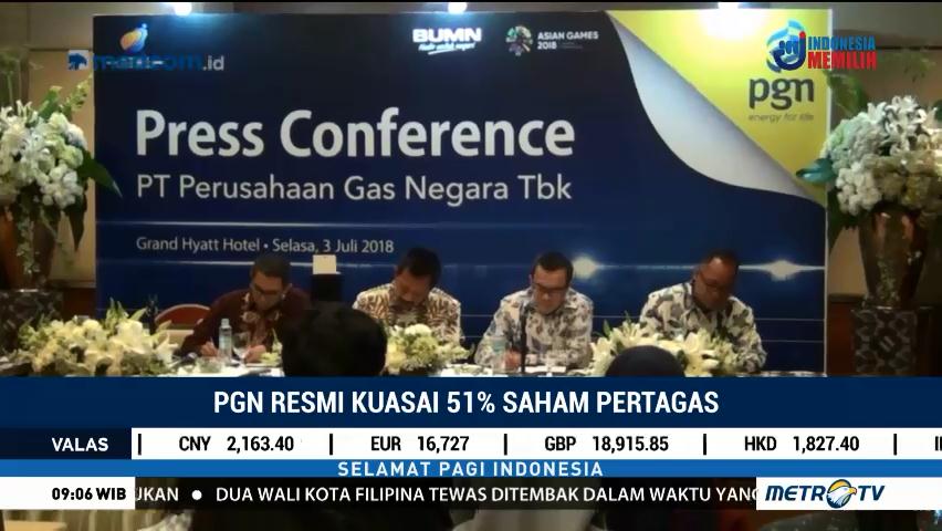 PGN Resmi Kuasai 51% Saham Pertagas