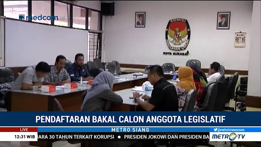 Pendaftaran Caleg Pemilu 2019 Dibuka Hari Ini