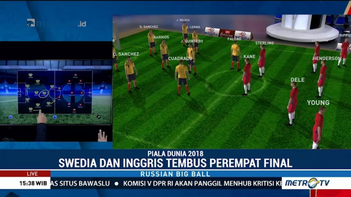 Inggris Tembus ke Perempat Final PD 2018 Lewat Adu Penalti