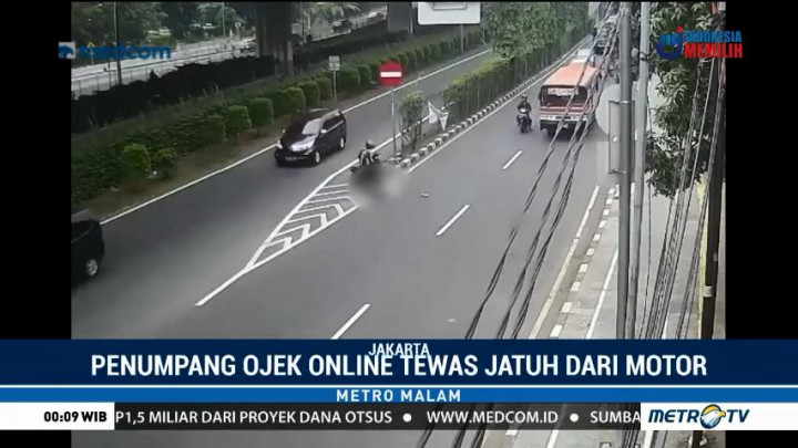 Penumpang Ojek Online Tewas Usai Dijambret