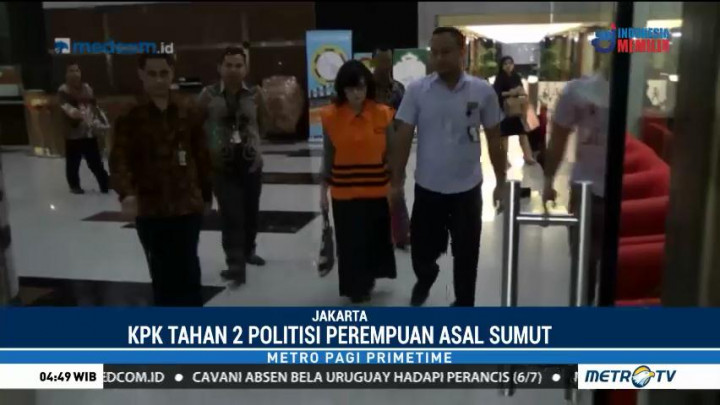 Dua Anggota DPRD Sumut Resmi Ditahan KPK