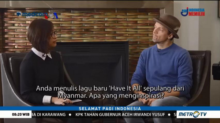 Jason Mraz Menulis Lagu 'Have It All' Sepulang dari Myanmar