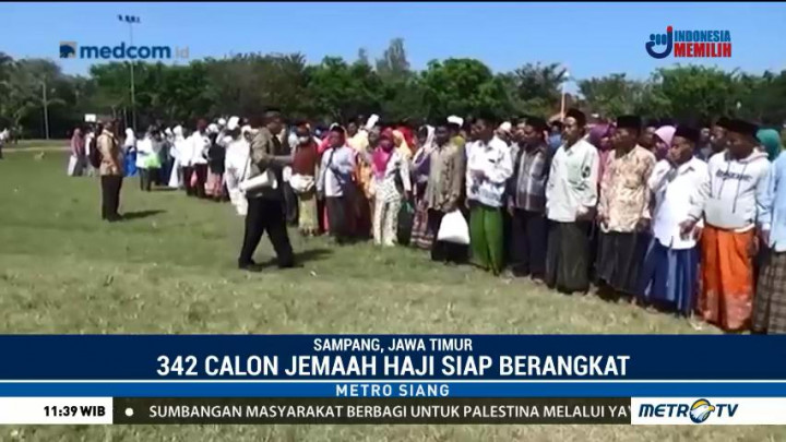 342 Calhaj di Sampang Siap Berangkat