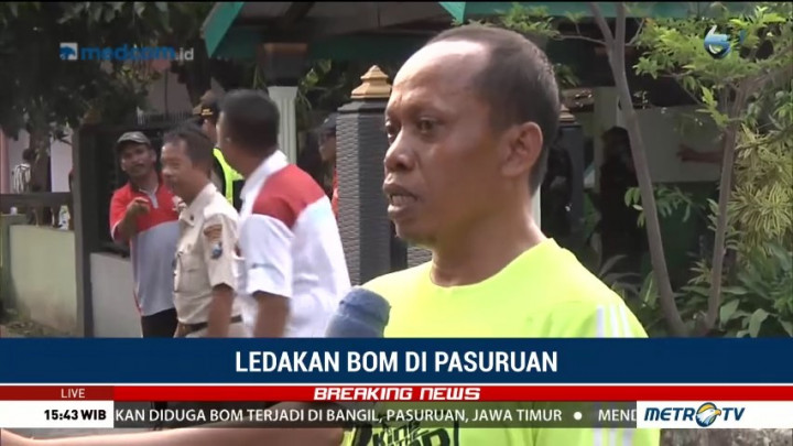 Kronologi Ledakan di Pasuruan Menurut Saksi Mata