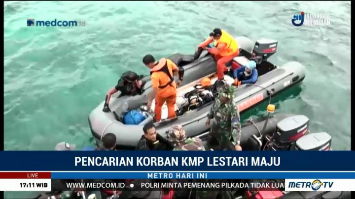 Hari Ketiga, Penyelam Sisir Lokasi Sekitar Kandasnya KM Lestari Maju