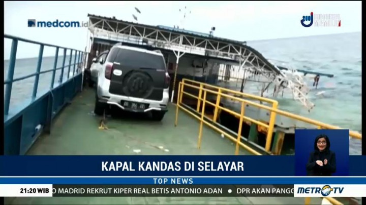 Kondisi Terkini KM Lestari Maju yang Kandas