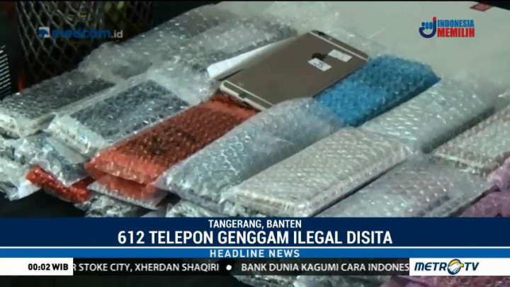 Bea Cukai Bandara Soetta Sita 612 Unit Ponsel Ilegal