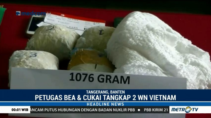 Dua WN Vietnam Selundupkan Sabu di Dalam Popok