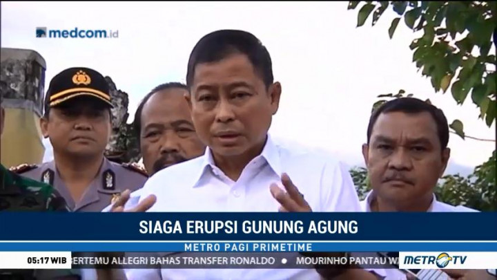 Menteri ESDM: Gunung Agung dalam Fase Deflasi