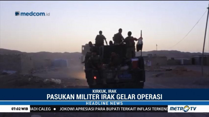 Militer Irak Sisir Wilayah Kirkuk