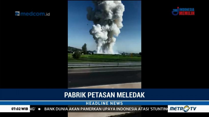 Pabrik Petasan di Meksiko Meledak, 19 Orang Tewas