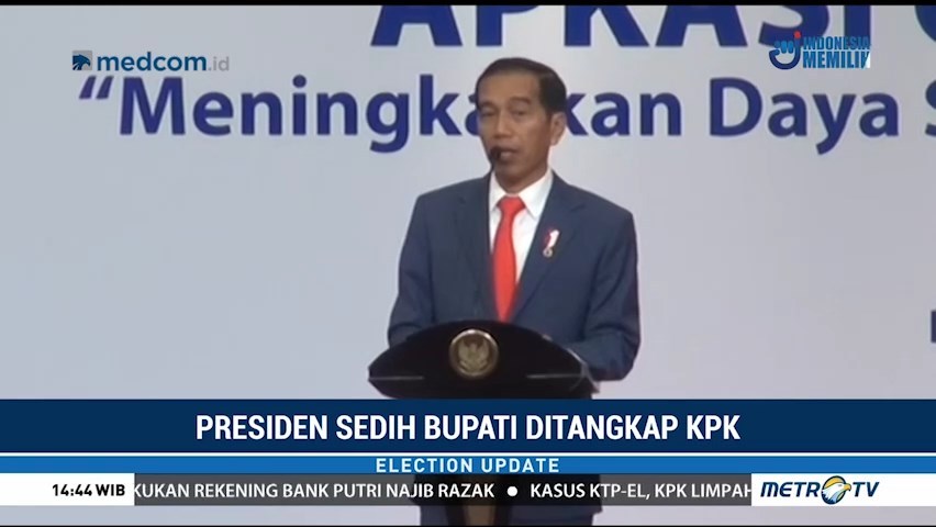 Jokowi Sedih Banyak Kepala Daerah Terjerat OTT KPK
