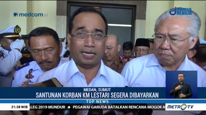 Menhub Tunggu Investigasi KNKT Terkait Kandasnya KM Lestari Maju