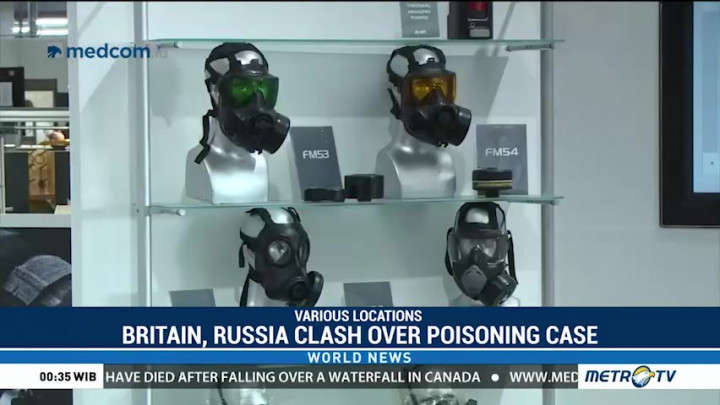 Britain, Russia Clash Over New Nerve-Agent Poisoning Case