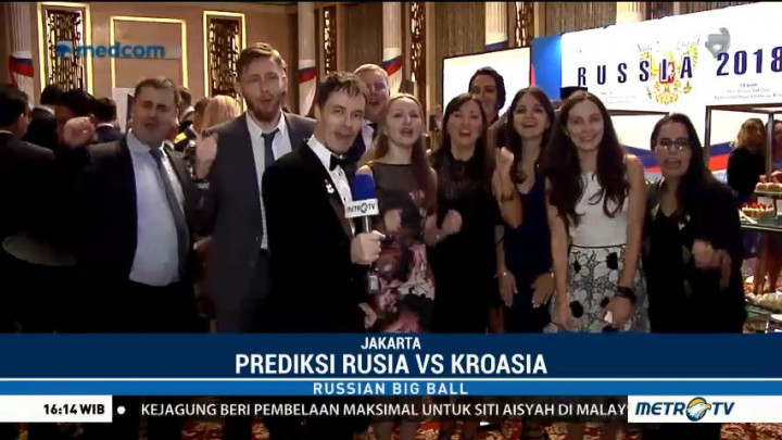 Warga Rusia di Jakarta Yakin Timnya Bisa Kalahkan Kroasia