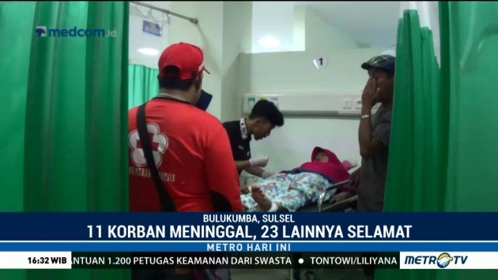 Satu Korban KM Lestari Dibawa ke RS Sultan Daeng
