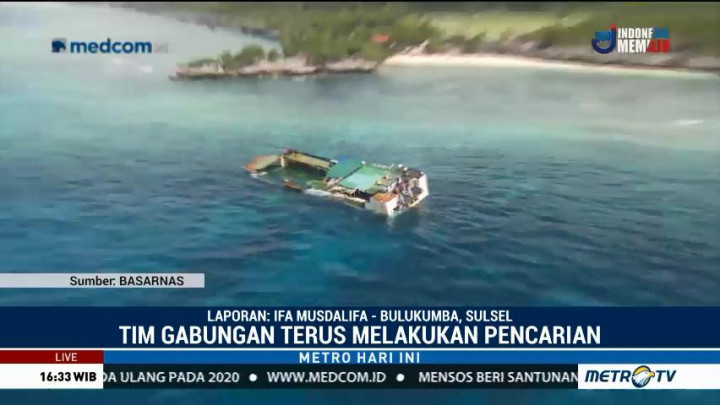 Pencarian Korban KM Lestari Maju Terkendala Cuaca