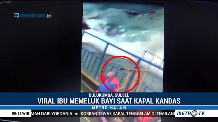 Viral Ibu Peluk Erat Bayi Saat KM Lestari Maju Kandas