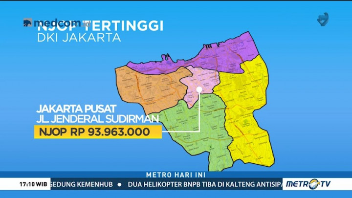 Di Mana Kenaikan NJOP Tertinggi di DKI?