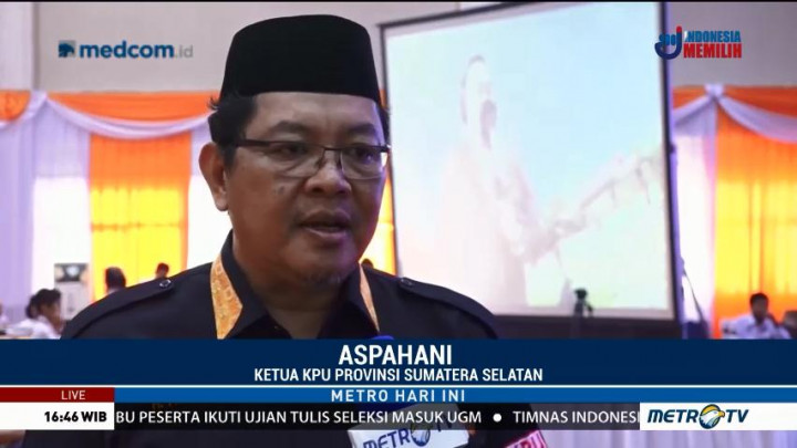 Ada Perbedaan DPT, Rapat Pleno Pilgub Sumsel Diskors