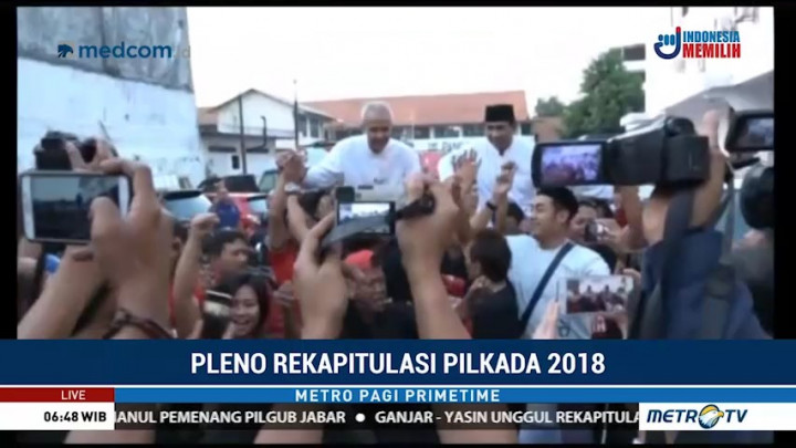 Ganjar-Taj Yasin Unggul di 31 Kabupaten/Kota