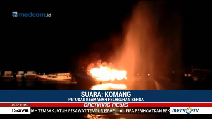 Kronologi Kebakaran Kapal di Bali Menurut Saksi Mata