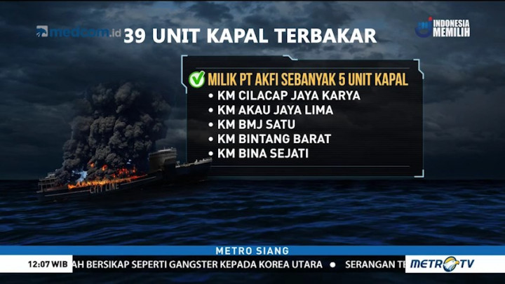 Daftar Kapal yang Terbakar di Pelabuhan Benoa
