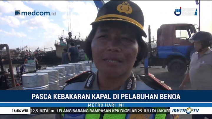14 Orang Telah Diperiksa Terkait Kebakaran di Pelabuhan Benoa