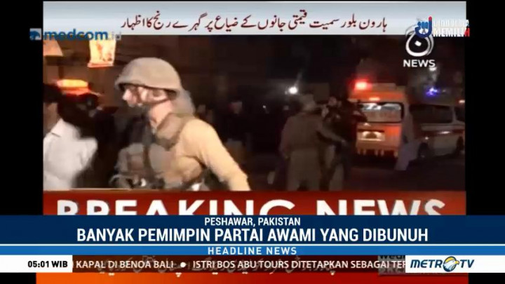 Bom Meledak Saat Kampanye di Pakistan, Belasan Orang Tewas