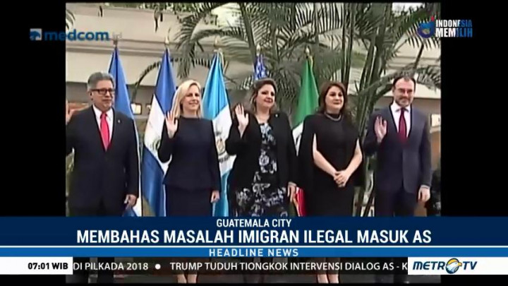 Menteri AS Bertemu Pejabat Amerika Tengah Bahas Imigrasi