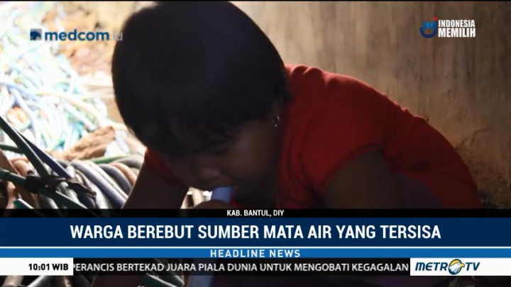 Warga Bantul Berebut Sumber Mata Air