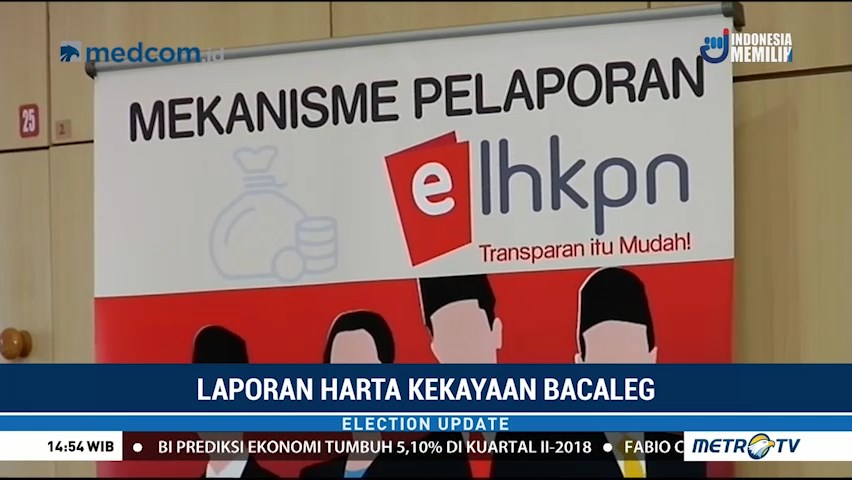 KPK Mulai Terima Laporan Harta Kekayaan Bacaleg