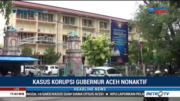 KPK Geledah Kantor Disdik dan Dinkes Aceh