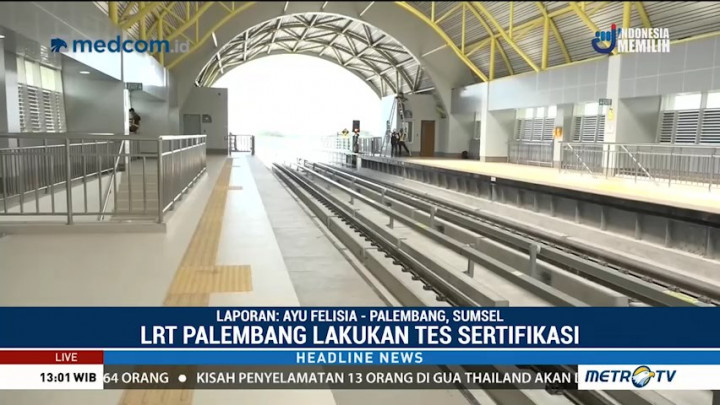 LRT Palembang Segera Beroperasi