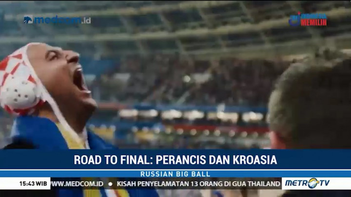 Road to Final Prancis vs Kroasia