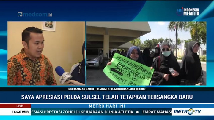 Korban Apresiasi Penetapan Tersangka Istri CEO Abu Tours