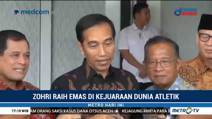 Jokowi Bangga Zohri Jadi Juara Dunia Atletik U-20