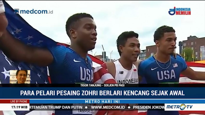 Medali Emas Bukan Target Zohri di Kejuaraan Dunia Atletik U-20