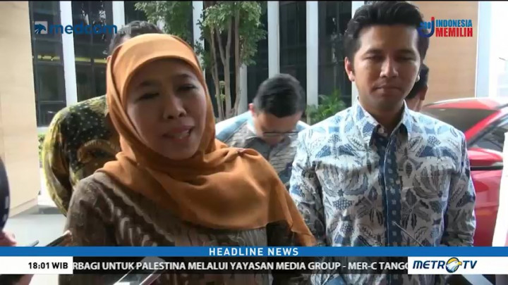 Khofifah-Emil Temui Ketum Golkar