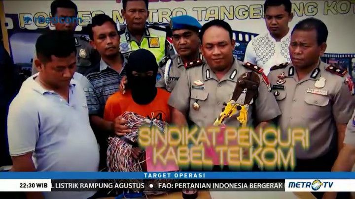 Sindikat Pencuri Kabel Telkom (1)